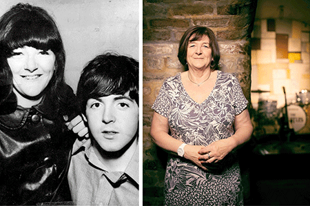 Freda Kelly and Paul McCartney